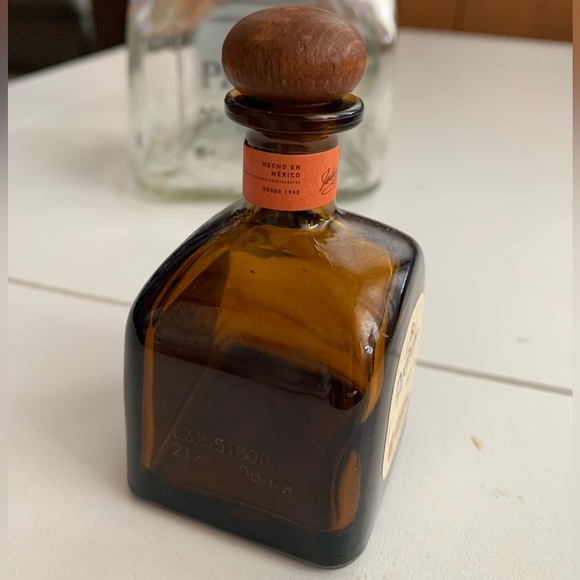 Patron Silver Tequila Bottle 0.75L (750ml) Empty w Cork & Don Julio Tequila 50ml - Picture 13 of 13